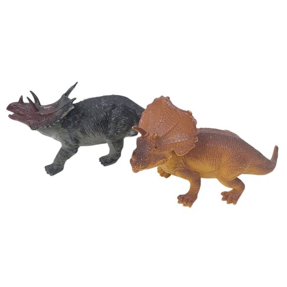 Dinosaur Toys Assorted Hard Plastic Dino Figures Pretend Play Lot Of 9 - Picture 7 of 12